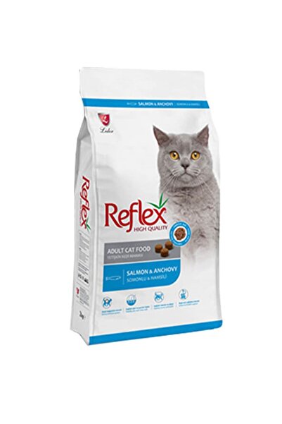 Reflex Tam Dengeli Somonlu & Hamsili Yetişkin Kedi Maması 15 Kg