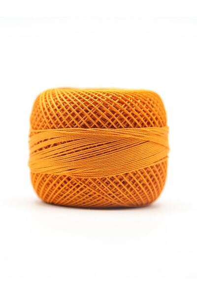 E Elmas خيط غرز متقاطع باللون البرتقالي الفاتح وخيط إيتامين (25 جرام - 9 طبقات)