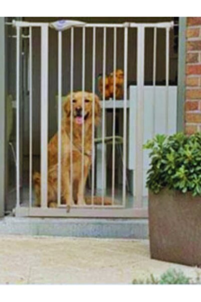 AYVELLA Köpek Bariyeri Güvenlik Kapısı 75-85 CM Arası Genişlik 80 Cm Yükseklik Metal