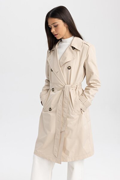 DeFacto Wodoodporny trencz o regularnym kroju A4843ax23au