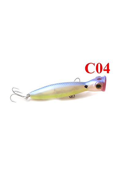 9100 10cm 17g Popper Suni Yem Maket Balık (Top Water Floating)