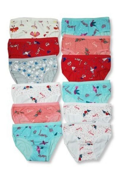 ruby socks Dondeza Παντελόνι Κοριτσίστικο 6 Πακέτο Πολύχρωμο Λύκρα