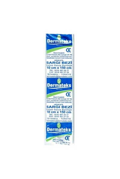 Dermateks Hidrofil Sargı Bezi 10 Cm X150 Cm 100adet