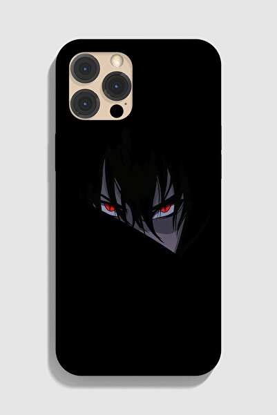 Modiwa Design Apple Iphone Uyumlu Naruto - Sasuke Uchiha Siyah Kaba Baskılı A...