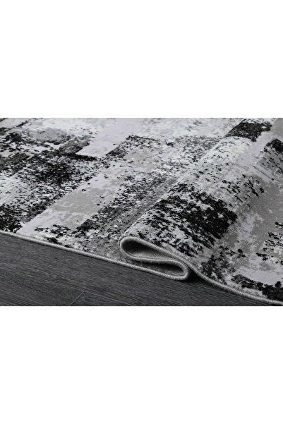 Almoss KUVARS 5438S BLACK-BLACK AKRİLİK MAKİNA HALISI