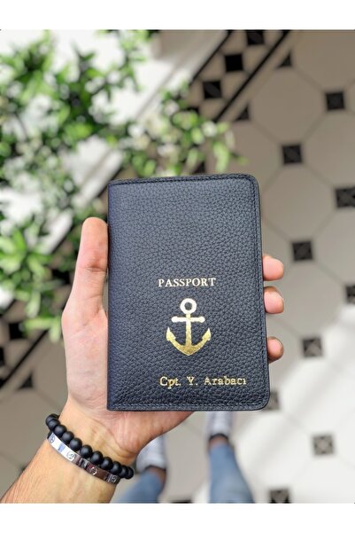 VİSSO 911 Hakiki Deri Isme Özel Pasaport Kılıfı Gerçek Deri Pasaportluk Deri ...