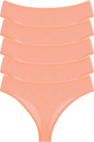 Humaone Pack of 5 Single Color Thong