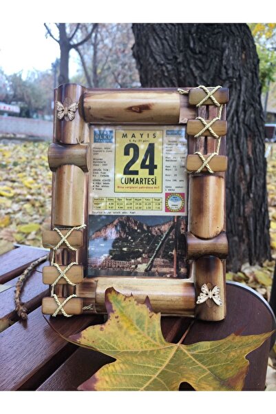 Mazin TAKVİM YAPRAĞI AHŞAP ÇERCEVELİ