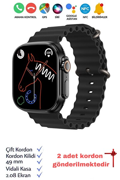 Ekalitem Galaxy A24 Uyumlu Akıllı Saat Sim Kartsız Bluetooth Bağlantılı Watch...