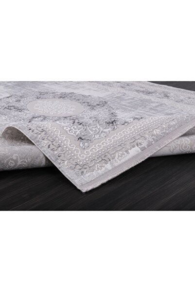 Almoss MOCCA KLASİK 5191G GRİ-GRİ MAKİNE HALISI