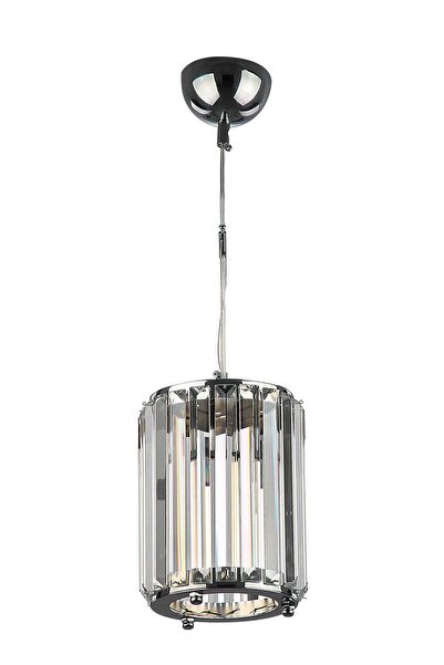 Avize çarşısı Luce Krom Renkli, Taşlı, Tekli Sarkıt Avize, Bs.7428-51-15