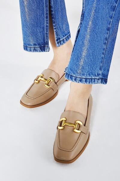 Valmenti Жіночі норкові туфлі-мокасини з натуральної шкіри Narcisa