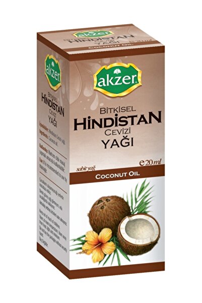 Akzer Hindistan Cevizi Yağı 20 ml
