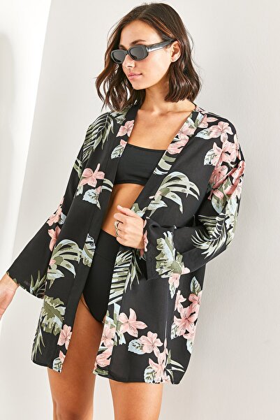 Bianco Lucci Γυναικείο κιμονό με σχέδια