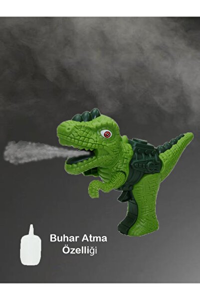 YILDIRIM OYUNCAK Sesli Işıklı Buhar Atan Dinazor Yeşil 19 Cm