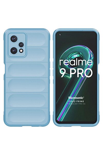 Microsonic Realme 9 Pro 5G Kılıf Oslo Prime Mavi