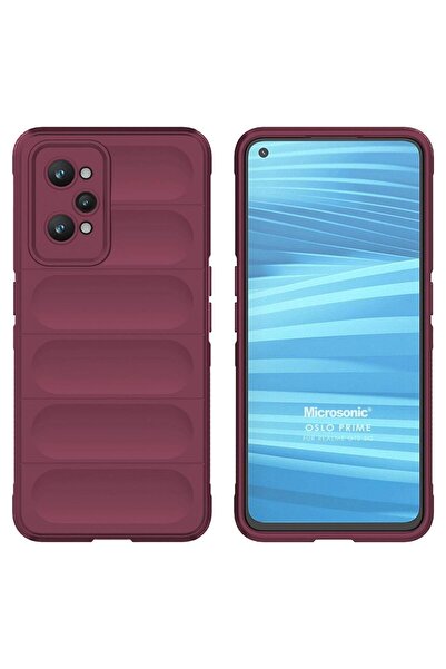 Microsonic Realme GT 2 5G Kılıf Oslo Prime Bordo