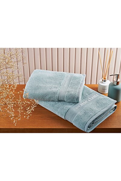 Marie Claire Paris Micro Claire 2-Piece Towel Set Green