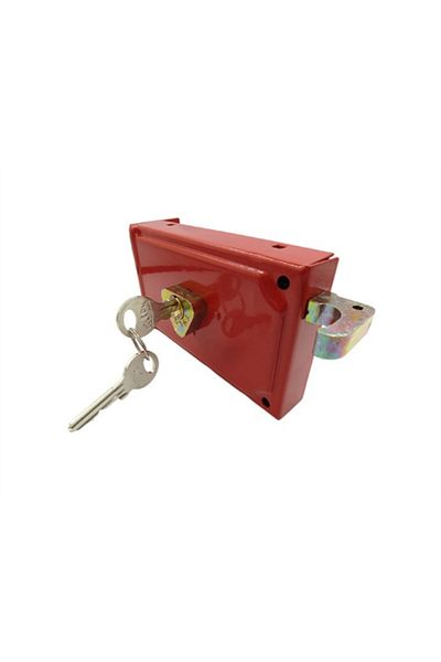 Volkan Brass Lock with Red Tirage - Standard Cylinder MATERIAL Product Code:2001536