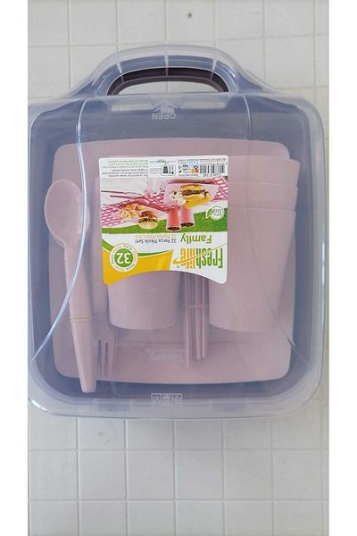 Bundeba 32 Piece Family Luxury Picnic and Travel Set