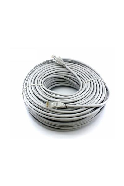 TEKNOGREEN 35metre Cat6 Patch Network Internet Kablosu - Hazır Fişli