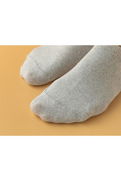 English Home Șosete papuci din bumbac Mery pentru femei, 5 piese, 36-40, negru-alb-gri