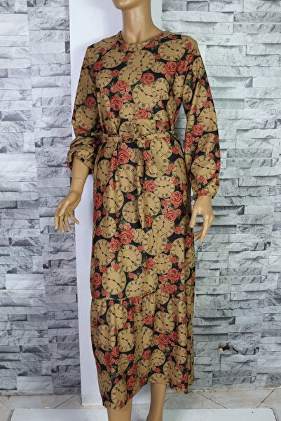 Bilgiçler elbise sarı