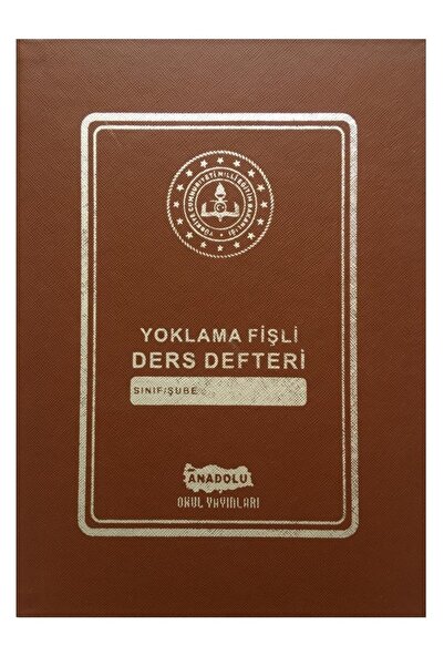 Anadolu Okul Yayınları 8 Derslik Günlük Yoklama Fişli Prada Deri Ciltli 30023...