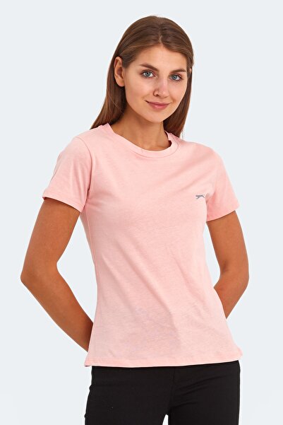 Slazenger KORNELI I Γυναικείο μπλουζάκι σομόν με λεπτή εφαρμογή