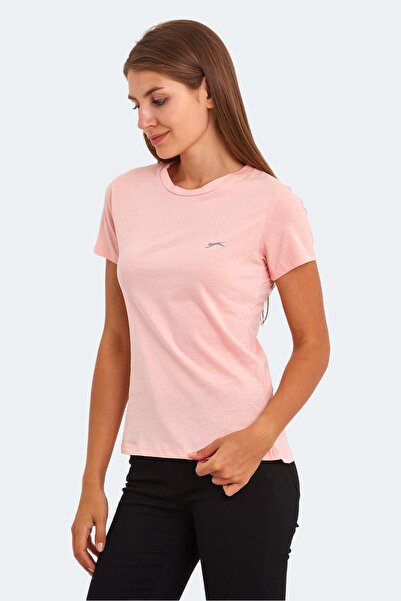 Slazenger KORNELI I Γυναικείο μπλουζάκι σομόν με λεπτή εφαρμογή