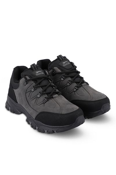 Slazenger DEPEND Ανδρικές Μπότες Σκούρο Γκρι / Μαύρο