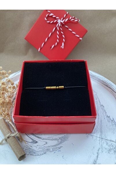 AidaAstrid الهيماتيت الذهبي اللامع - سوار مكون من قطعة واحدة مع علبة هدايا وح...