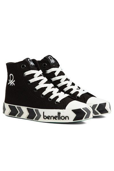 Benetton ®| BN-90634- Black - Kids Sneakers