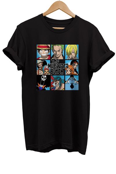 remonz Μπλουζάκι One Piece Tayfa με στάμπα 100% βαμβακερό Oversize