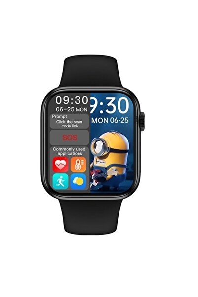 YK Design 2021 Ips Hd Ekran Pro Akıllı Saat Suya Dayanıklı Nabız Ölçer Çok Fonksiyonlu Ios Android Uyumlu