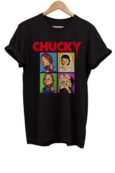 remonz Μπλουζάκι Chucky Printed 100% Cotton Oversize
