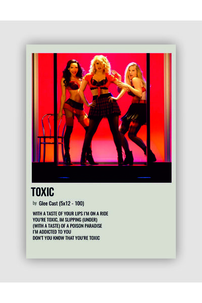 fırsatlar diyarı Toxic Britney Spears Duvar Posteri - Duvar Dekoru - Kalın Ka...