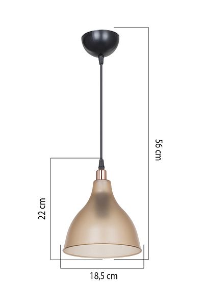 EvLight Zano Honey Single Pendant Chandelier
