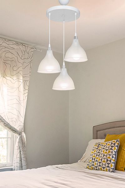 EvLight Zano 3-Piece Transparent Chandelier