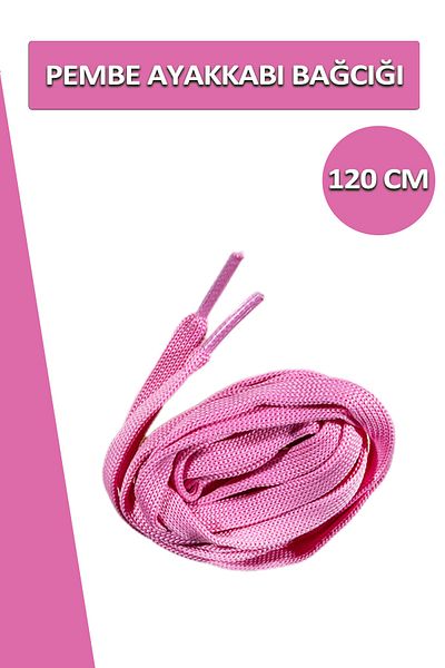 Dopar Pink Shoelace Flat Laces 120 Cm