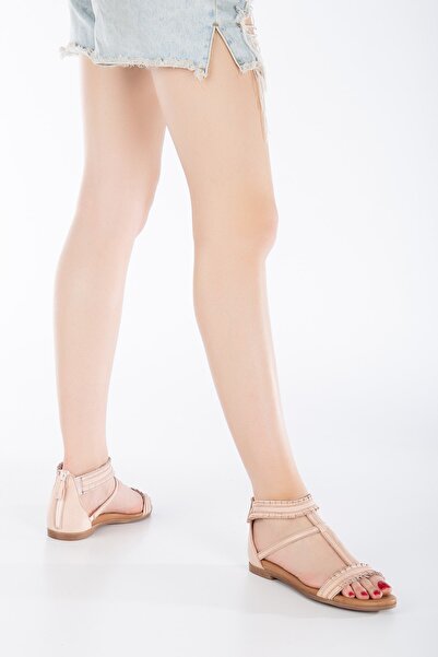 Munshoes صندل من الجلد الطبيعي البودرة 128-22