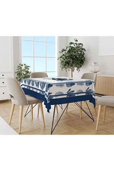 Evmila Покривка за маса с кадифена текстура и принт на раци