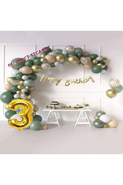 DÜVENCİ TİCARET مجموعة بالونات عيد الميلاد الفاخرة