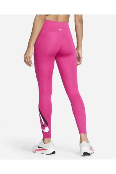 Nike Swoosh Run 7/8 Normal Belli Grafikli Kadın Koşu Taytı DD6835-621