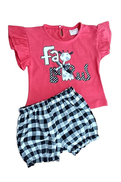 Comix BABY COTTON FABULOUS WOVEN BABY GIRL SHORTS SUIT