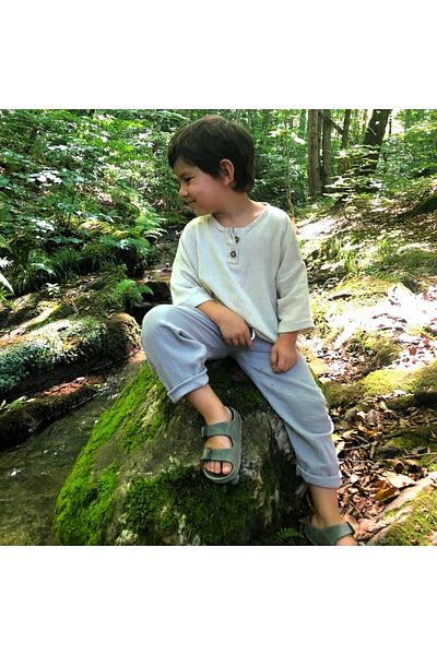 BEBEĞİME ÇORAP Pantaloni organici din muselina 1-6 ani fetita-baiat bebe/copil