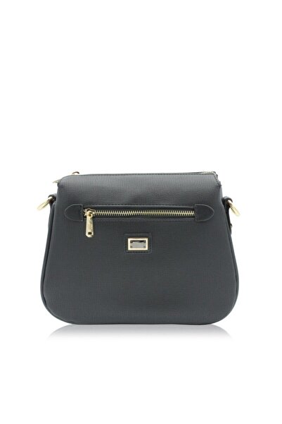 GOLDEN POLO Kadın Paris Siyah Çapraz Çanta