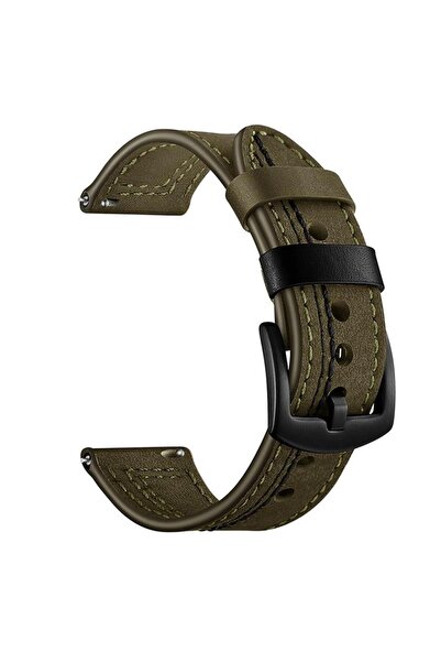 AktarMobile Samsung Galaxy Watch 6 Classic 43 / 47 Mm Uyumlu Deri Kordon Spor...
