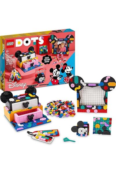 LEGO ® Dots ? Disney Mickey Fare Ve Minnie Fare Okula Dönüş Projesi Kutusu 41964-6 Yaş Ve Üzeri Yarat