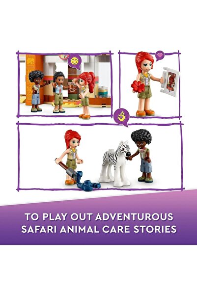 LEGO ® Friends Mia’nın Vahşi Hayvan Kurtarma Merkezi 41717-7 Yaş Ve Üzeri Için 3 Vahşi Hayvan Oyuncağ